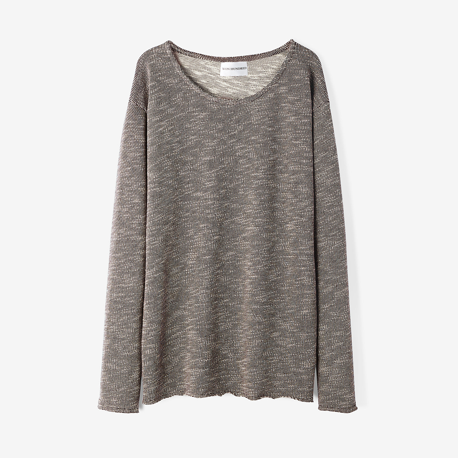 WIZWID:위즈위드 - [Won Hundred:원 헌드레드] [SALE]Lorenzo Sweater Black WIZWID