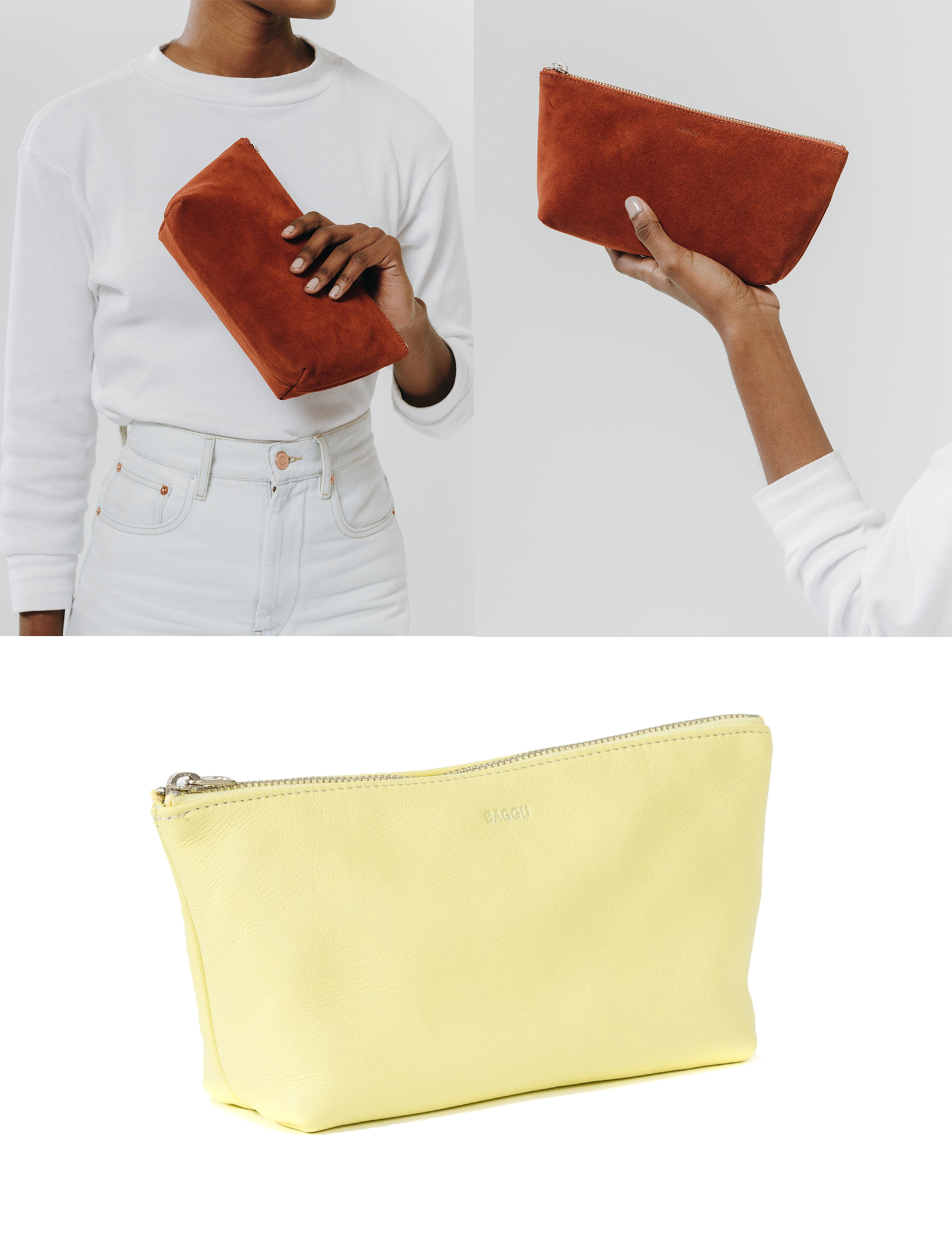 Baggu COSMETIC POUCH S_SOFT YELLOW | Blancsom